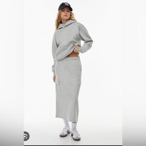 Aritzia Cozy Mega Cargo Skirt - Gray Women's Skirt